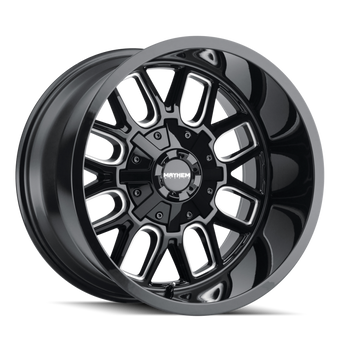 compare product Mayhem 8107 Cogent 18x9 / 8x170 BP / 0mm Offset / 125.2mm Hub Gloss Black Milled Wheel