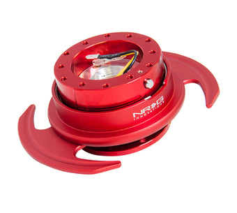 compare product NRG Quick Release Kit Gen 3.0 - Red Metal Body / Red Ring w/Handles