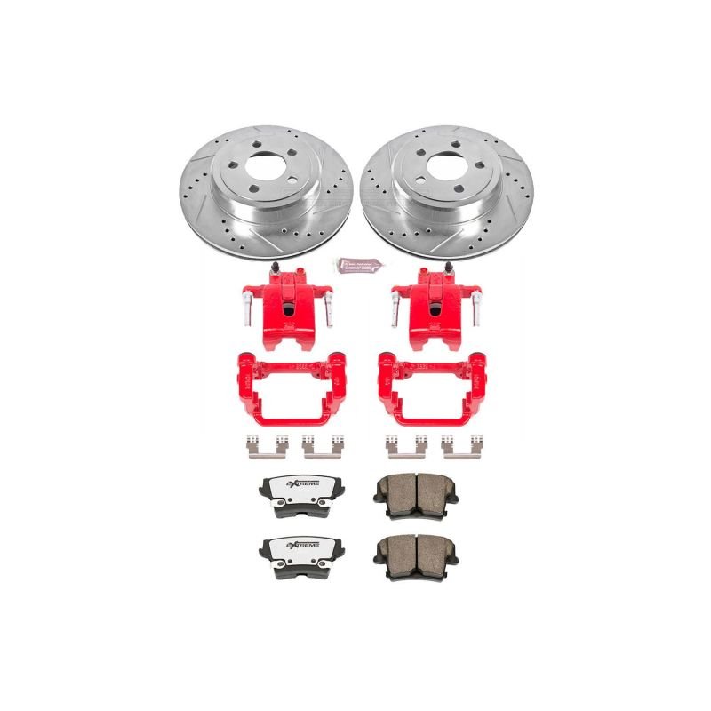 Power Stop 05 - 19 Chrysler 300 Rear Z26 Street Warrior Brake Kit w/Calipers - My Store