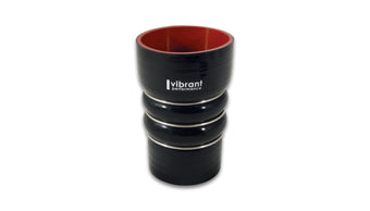 compare product Vibrant Silicone Coupling 4 Ply Aramid CAC Transition Hose 3.25in x 3in Inlet/Outlet - Black