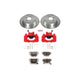 Power Stop 03 - 06 Pontiac Vibe Rear Z26 Street Warrior Brake Kit w/Calipers - My Store