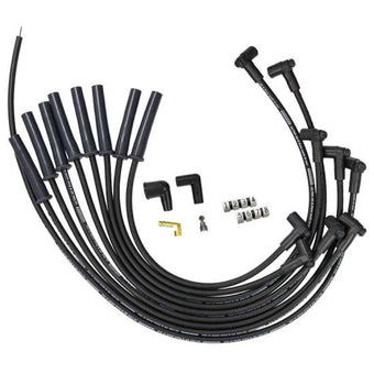 compare product Moroso Ford 289/302/351W HEI-Style Cap Ultra 40 8.5mm Multi-Angle Boot Spark Plug Wire Set - Black