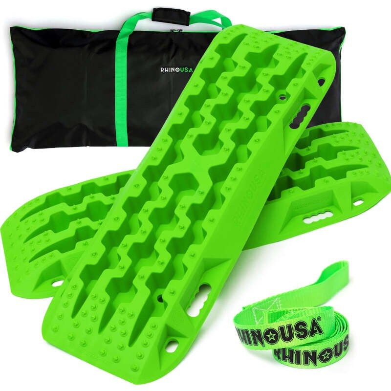 Rhino USA Recovery Traction Boards - Green (Pair) - My Store