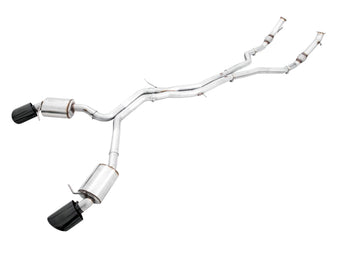 compare product AWE Tuning Audi B9.5 RS 5 Coupe Non-Resonated Touring Edition Exhaust - RS-Style Diamond Black Tips