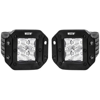 compare product Westin FM4Q 3W Osram w/mounting hardware and pigtail connectors (set of 2) - Black