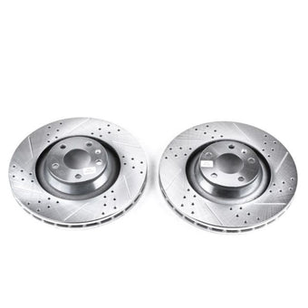 compare product Power Stop 05-11 Audi A6 Quattro Front Evolution Drilled & Slotted Rotors - Pair