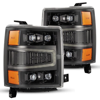 compare product AlphaRex 04-15 Chevy 1500 NOVA-Series LED Proj Headlights Alpha BL w/Activ Light/Seq Signal & SB DRL