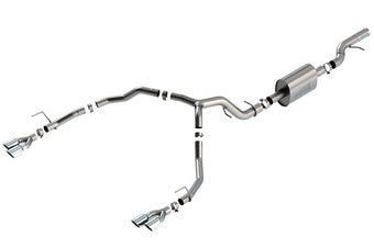 compare product Borla 21-22 Chevrolet Tahoe 6.2L V8 2/4WD 4DR Brushed T-304 Stainless Steel S-Type Cat-Back Exhaust