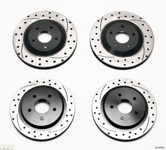 compare product Wilwood Rotor Kit Front/Rear-Dimpled/Slotted 97-04 Corvette C5 All/ 05-13 C6 Base