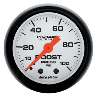 compare product Autometer Phantom 2 1/16in 100psi Mechanical Boost Gauge