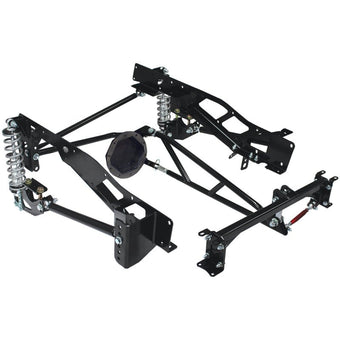 compare product QA1 73-87 Chevy C10 Rear Suspension Conversion System - Soft - GM 10 Bolt - Single Adj. (170lbs/in)