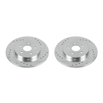 compare product Power Stop 11-17 Lexus CT200h Rear Evolution Drilled & Slotted Rotors - Pair
