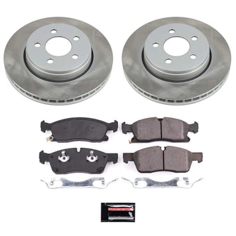 compare product Power Stop 17-20 Jeep Grand Cherokee Front Semi-Coated Rotor Kit