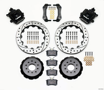 compare product Wilwood Combination Parking Brake Rear Kit 12.88in Drilled Mustang 94-04