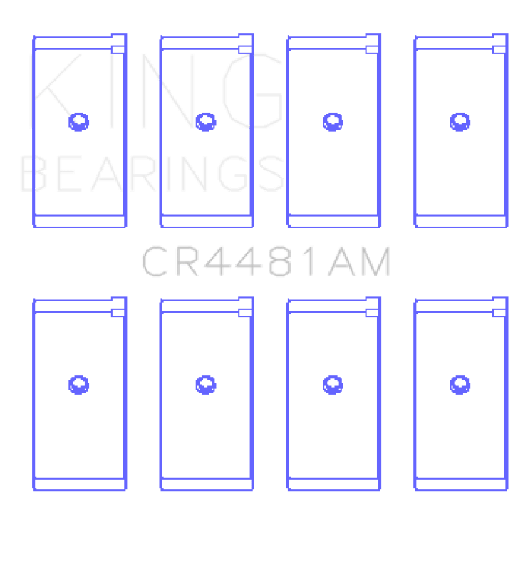 King Engine Bearings Mitsubishi G32/G63 (Size +0.25mm) Connecting Rod Bearing Set - My Store