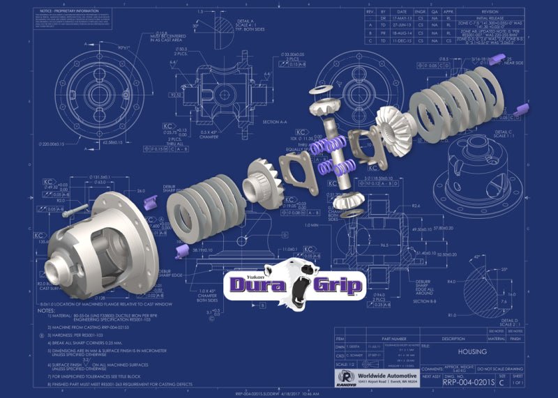 Yukon Gear Trac Loc For Ford 9in With 28 Spline Axles. Aggressive Design - My Store