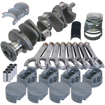 compare product Eagle Pontiac 455 4.250in Crank 6.800in H-Beam -6cc Flat Top 4.155in Pistons Rotating Assembly
