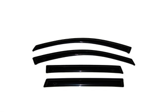 compare product AVS 07-13 Toyota Yaris (Excl. Hatch) Ventvisor Outside Mount Window Deflectors 4pc - Smoke