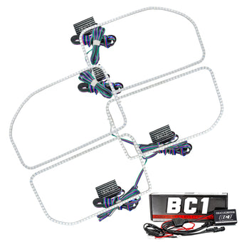 compare product Oracle Ford F250/350 11-16 Halo Kit (Square Ring Design) - ColorSHIFT w/ BC1 Controller