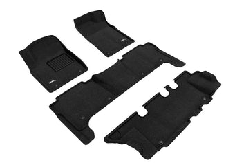 compare product 3D MAXpider 17-18 Nissan Armada With Bench 2nd Row Elegant Black R1 R2 R3