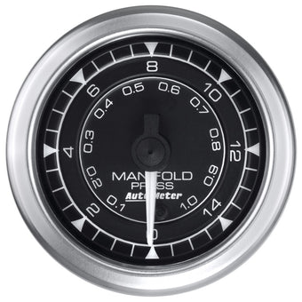 compare product Autometer Chrono 2-1/16in 15PSI Manifold Pressure Gauge