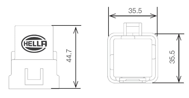 Hella Relay 12V 20/40A Spdt Res Wthr - My Store