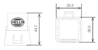 Hella Relay 12V 20/40A Spdt Res Wthr - My Store