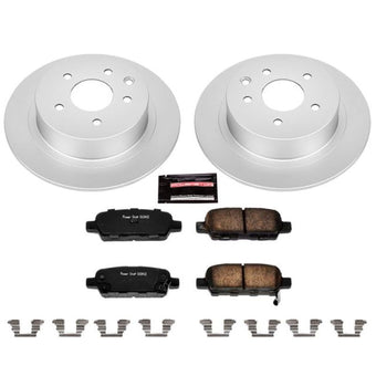 compare product Power Stop 02-06 Nissan Altima Rear Z17 Evolution Geomet Coated Brake Kit