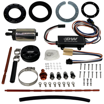 compare product DeatschWerks Universal In-Tank Pump Mount w/ DW440 Brushless 415lph Fuel Pump & Controller