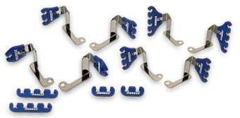 compare product Moroso Chevrolet Big Block Ignition Wire Loom Kit - 7-9mm - Blue