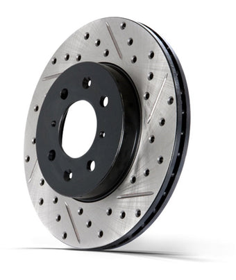 compare product StopTech Select Sport 97-01 Acura Integra Sport Drilled & Slotted Left Rotor