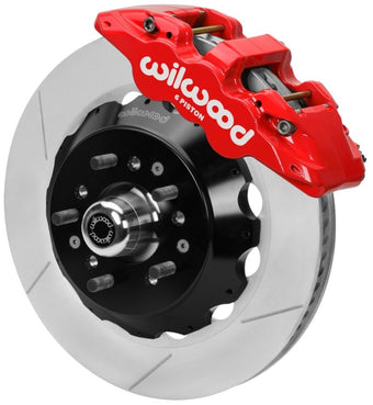 compare product Wilwood 70-81 FBody/75-79 A&XBody AERO6 Frt BBK 14in Rtr Red Calipers Use w/ Pro Drop Spindle