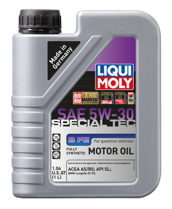 compare product LIQUI MOLY 1L Special Tec B FE Motor Oil SAE 5W30