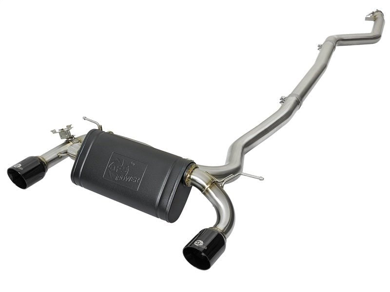 aFe MACHForce XP Exhausts Cat - Back SS 16 - 17 BMW 340i/iX 440i/iX (F3X) L6 - 3.0L (B58) w/Black Tips - My Store