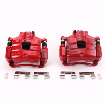 compare product Power Stop 2017 Buick LaCrosse Front Red Calipers w/Brackets - Pair