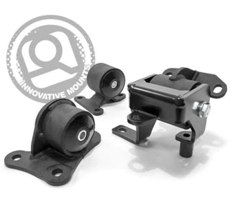 compare product Innovative 97-01 Honda Prelude H/F Series Black Replacement Steel Mounts 75A Bushings