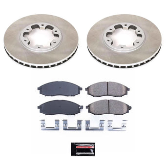 compare product Power Stop 00-04 Nissan Xterra Front Semi-Coated Rotor Kit