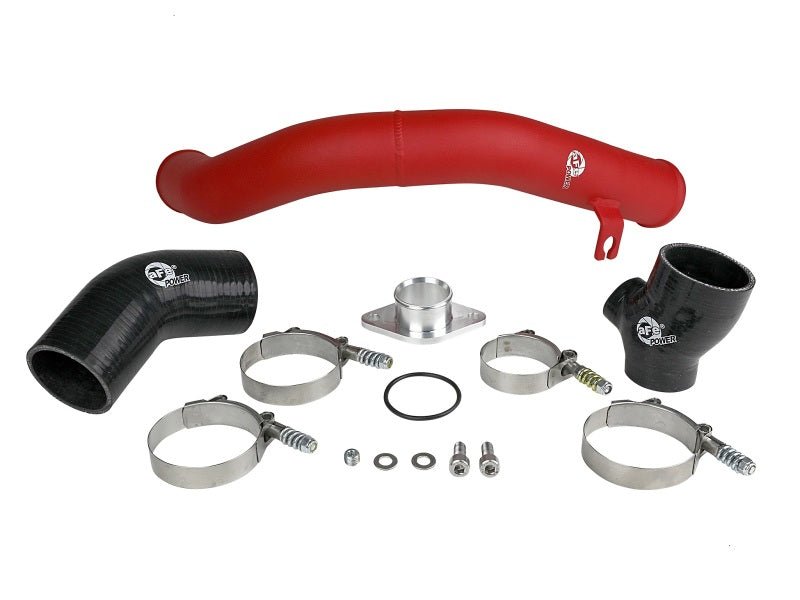 aFe BladeRunner 2.5in Aluminum Hot Side Charge Pipe 15 - 20 Subaru WRX 2.0T - Red - My Store