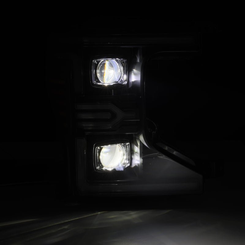 AlphaRex 20 - 22 Ford F - 250/350/450/550 SD LUXX - Series LED Proj Headlights Bk w/Acv Light SS & SBDRL - My Store