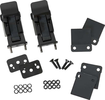 compare product Kentrol 42-95 Jeep CJ/Wrangler YJ Hood Catch Pair TJ Style - Powdercoat Black