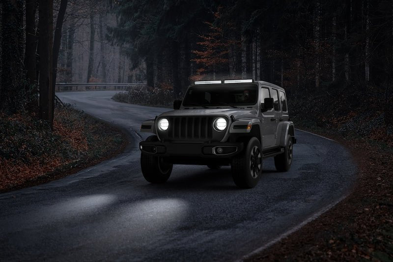 Hella Universal Black Magic 40in Tough Double Row Curved Light Bar - Spot & Flood Light - My Store