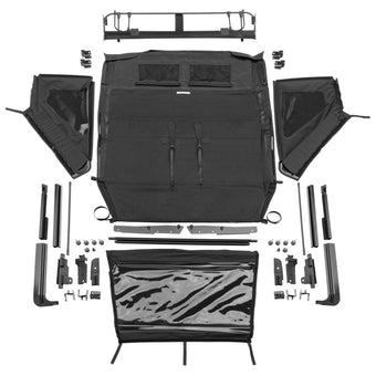 compare product Rampage 2018-2021 Jeep Wrangler JL 4-Door Trailview Fastback - Black Diamond