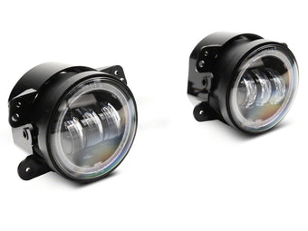 compare product Raxiom 07-18 Jeep Wrangler JK Axial Series 4-In LED Fog Lights w/ RGB Halo