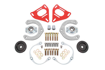 compare product BMR 16-24 Chevrolet Camaro Caster Camber Plates (Coil-Over Only) - Red