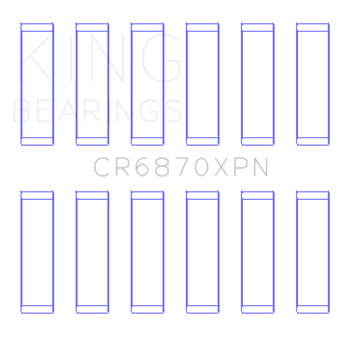 compare product King Engine Bearings 09-15 Nissan GT-R VR38DETT (Size STD) Performance Rod Bearing Set