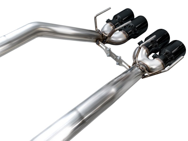 AWE Tuning C6 Chevrolet Corvette Z06/ZR1 Track Edition Axle - Back Exhaust w/ Diamond Black Tips - My Store