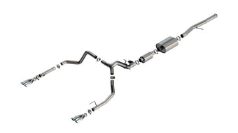 compare product Borla 2024 Chevy Silverado 1500 6.2L V8 S-Type Catback Exhaust w/ Simulator - Chrome