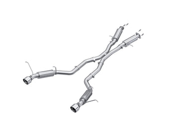 compare product MBRP 2012+ Jeep Grand Cherokee SRT 6.4L 3in Dual Rear Exit Aluminized Catback Exhaust - T304 Tips