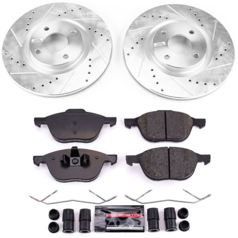Power Stop 2018 Ford EcoSport Front Z23 Evolution Sport Brake Kit - My Store