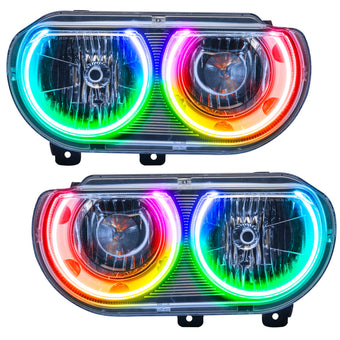 compare product Oracle 08-14 Dodge Challenger SMD HL (Non-HID) - ColorSHIFT w/o Controller